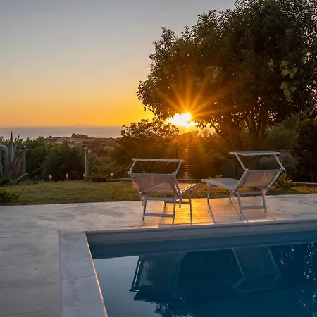 Villa Serenita - With Private Pool And Ocean View Ricadi